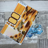 (0111) Passion Planner Daily stickers - Sunflowers