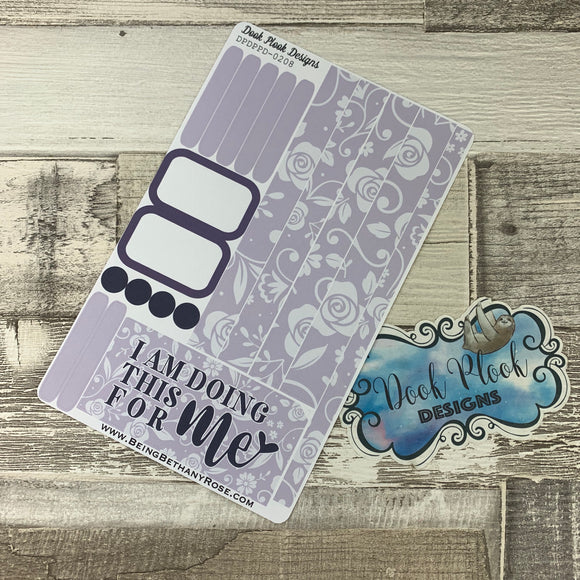 (0208) Passion Planner Daily stickers - I am doing this for me