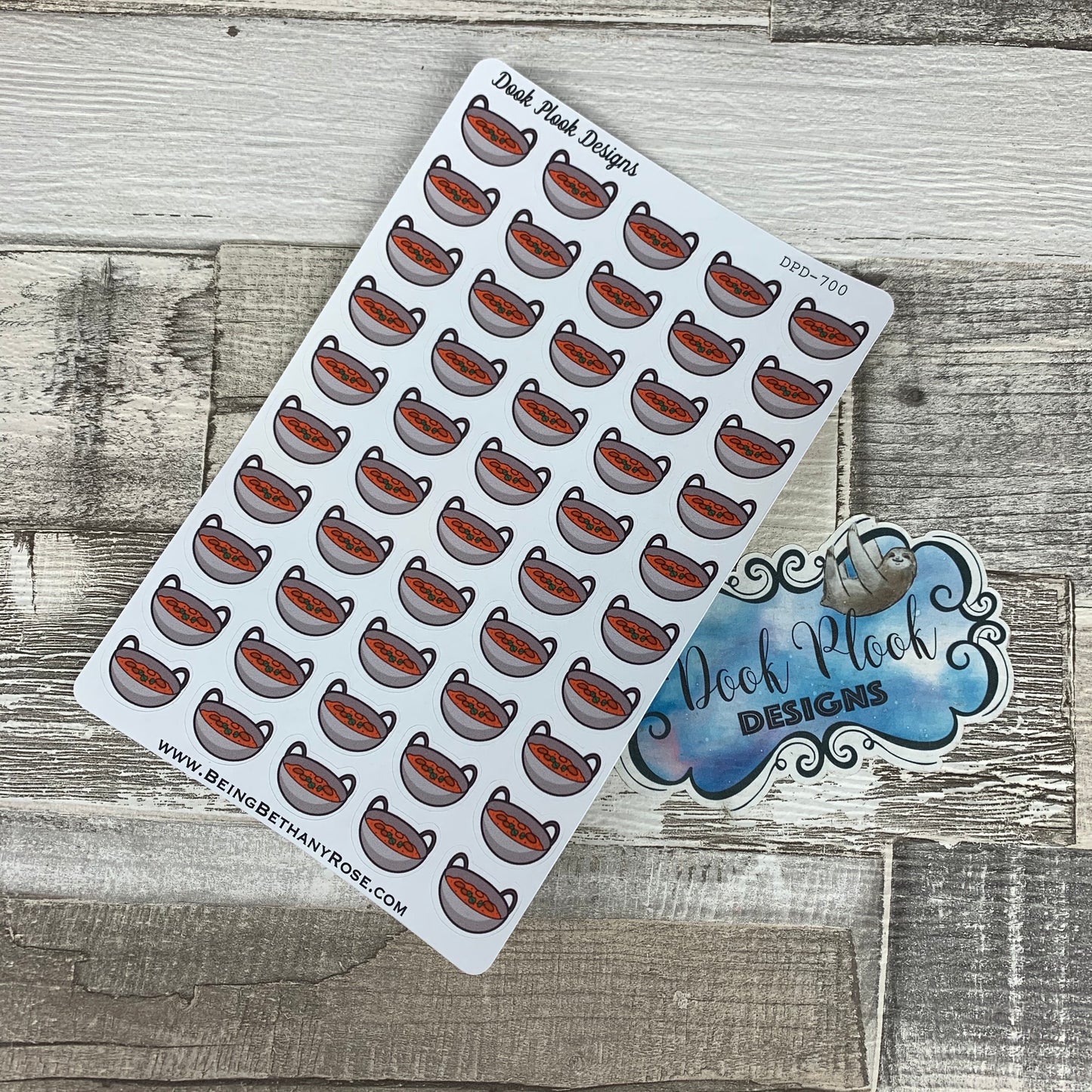 Take away stickers - Curry (DPD700)