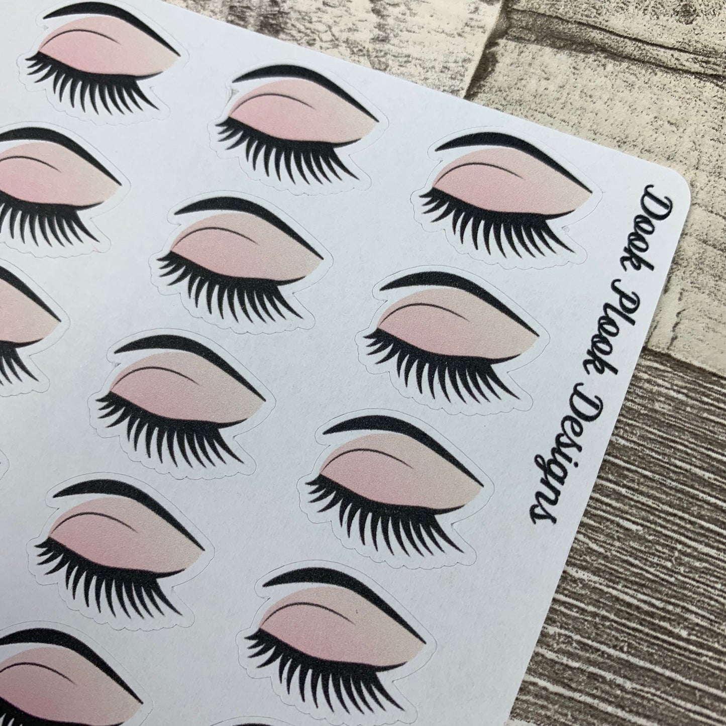 Eyebrows / eyelashes stickers  (DPD196)