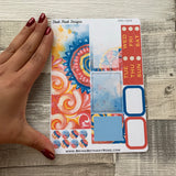 Watercolour Mandala - Pink - Passion Planner Week Kit (DPD1806)
