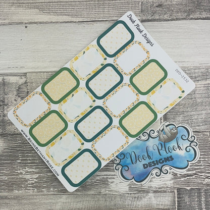 Layla Lemon half box stickers (DPD2532)