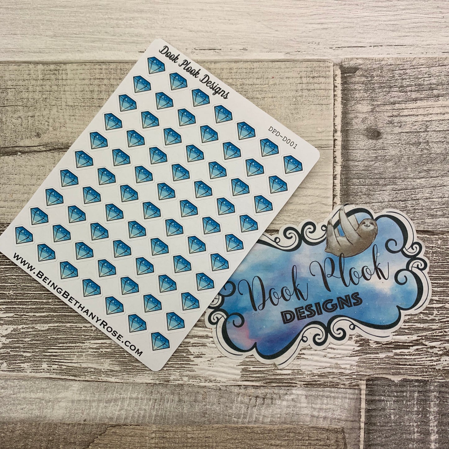 Tiny diamond stickers (Dinkies) (DPD-D006)