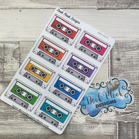 Retro Cassette stickers (DPD2223)