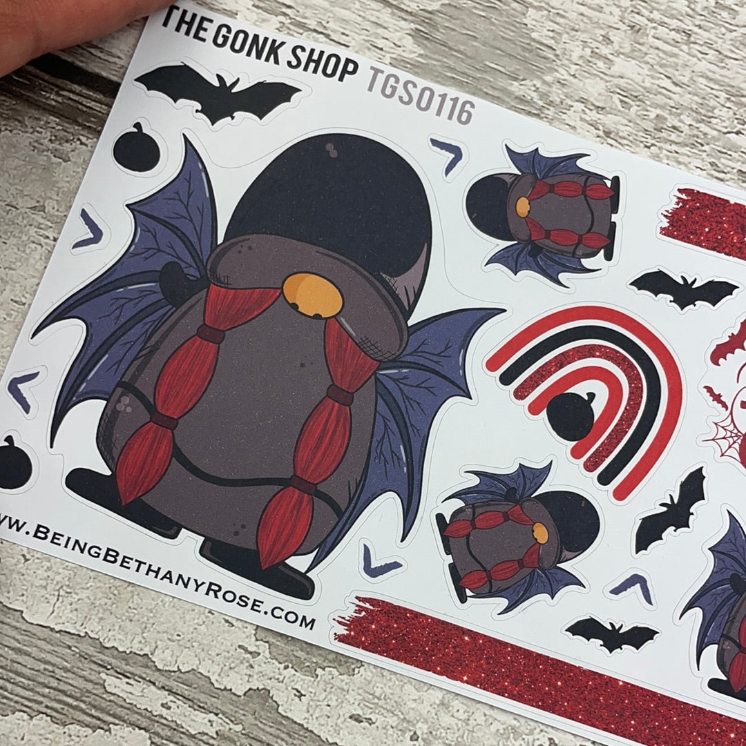 Bats about Halloween Gretel Gonk Stickers (TGS0116)