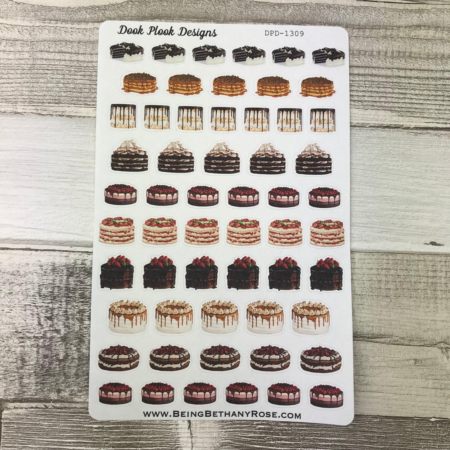 Delicious cake stickers (DPD1309)