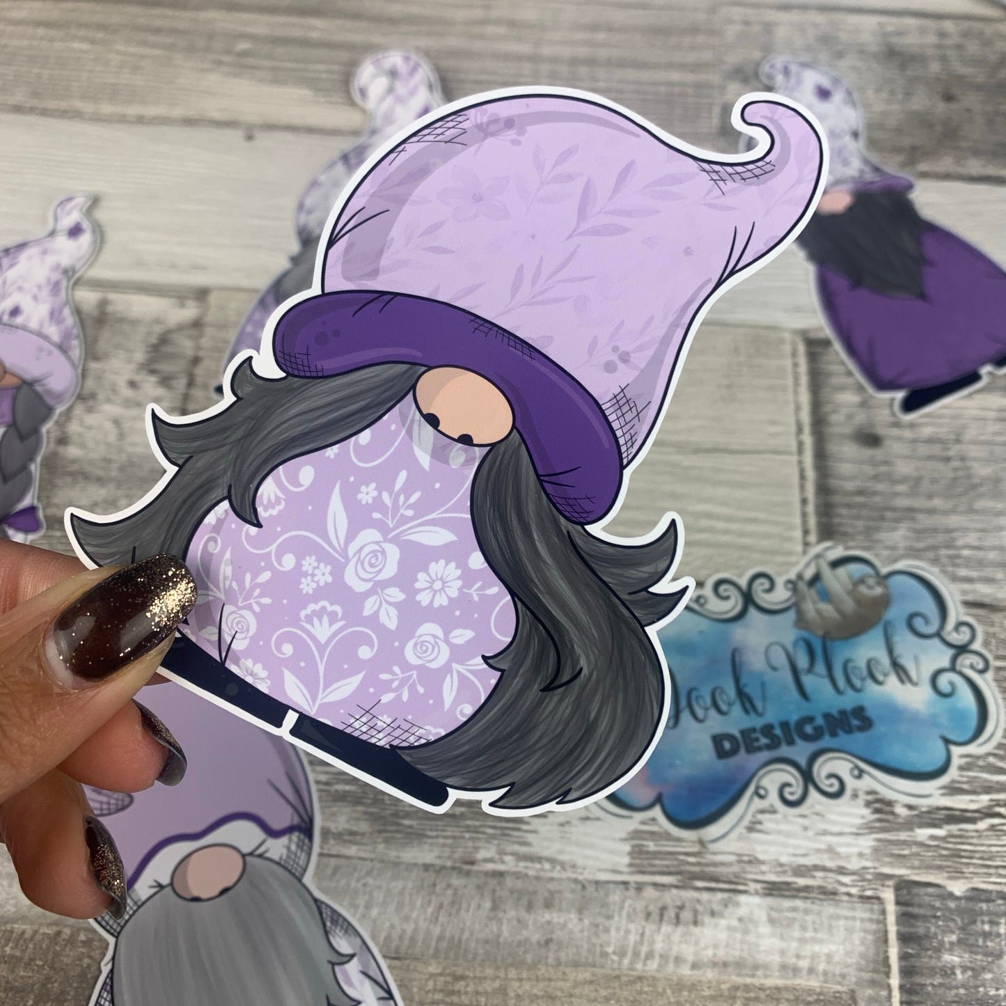 Lilac Charm Gonk Diecut (Hetty)