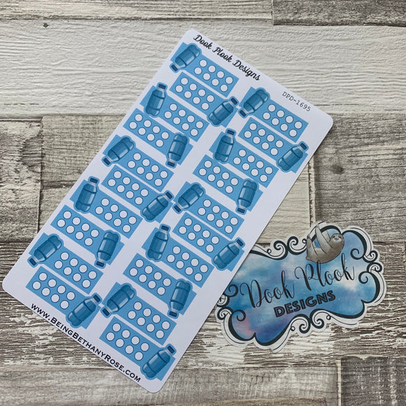 Water tracking bottle stickers (DPD1695)