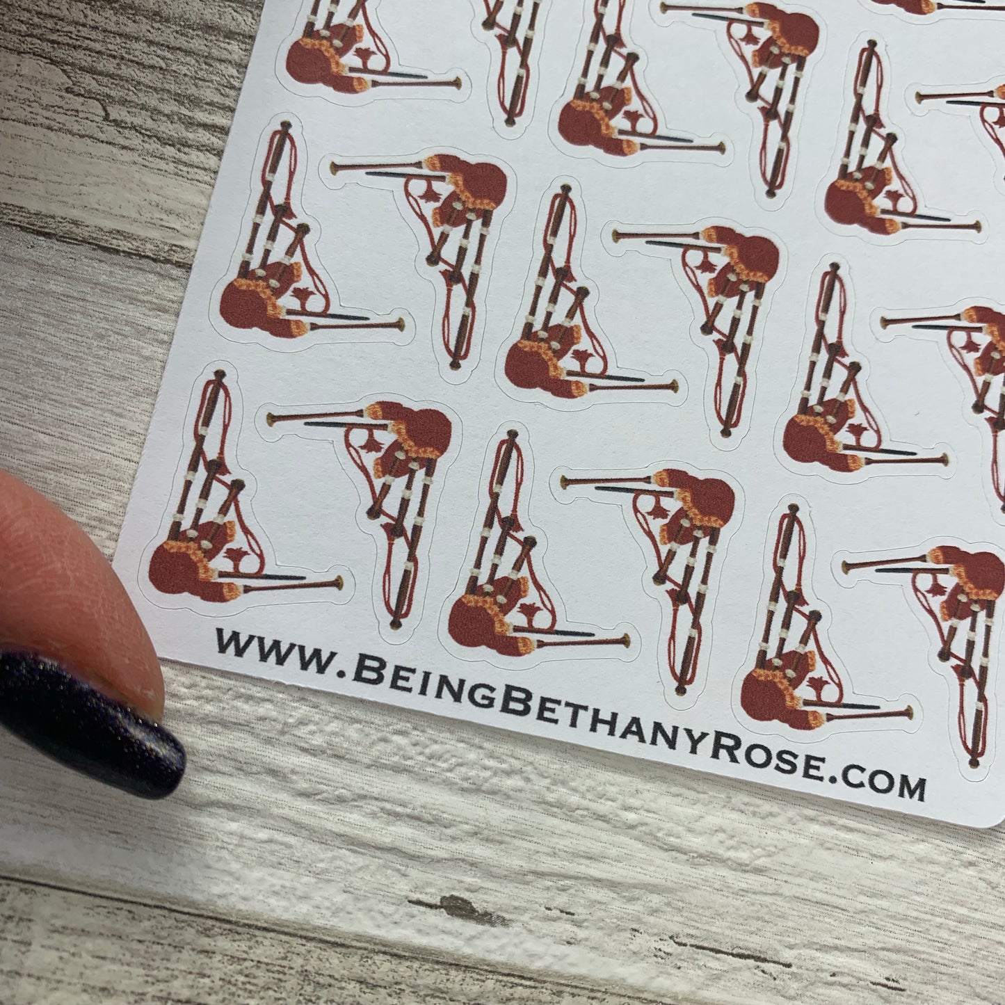 Bagpipe stickers (DPD1146)