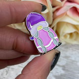Pin Badge - Pink / Purple Gretel
