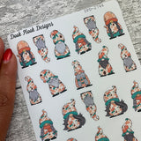 Peachy Cate Gonk Character Stickers Mixed (DPD-2746)