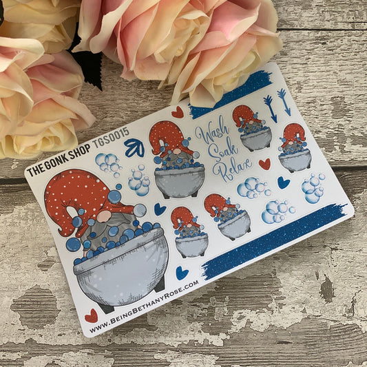 Bath Gonk Stickers (TGS0015)