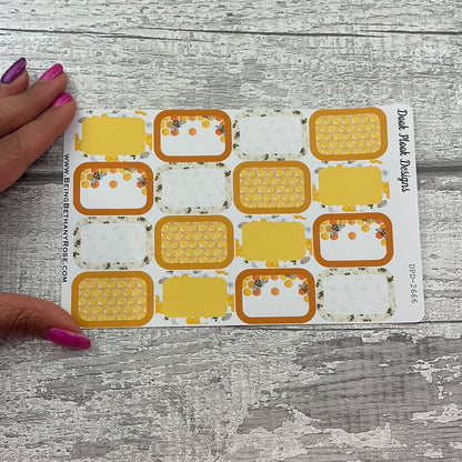 Belinda Bee half box stickers (DPD2666)