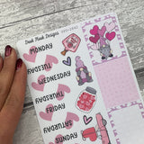 Enid Days Valentines Journal planner stickers (DPD2842)