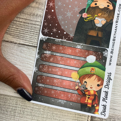 Erin Condren Month Note Pages (Christmas Wizard)