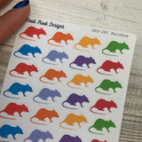 Rat stickers (DPD281)
