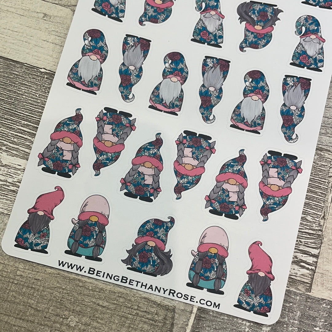 Rose Garden Gonk Character Stickers Mixed (DPD-2276)