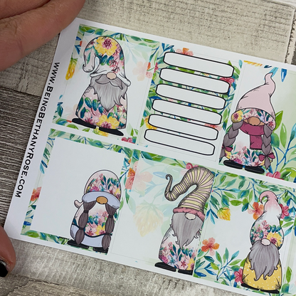 Spring Flowers Gonk full box stickers for Standard Vertical (DPD2078)
