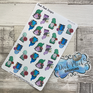 I'll bring you flowers Gonk Character Stickers Mixed (DPD-2128)