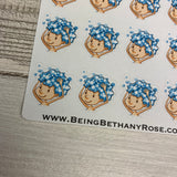 Wash hair stickers (DPD1067)