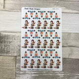 Weight lifting stickers (DPD876)