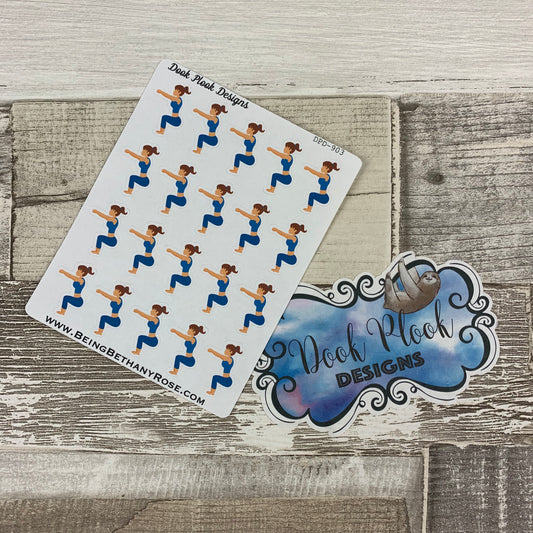 Squat stickers for Erin Condren, Plum Paper, Filofax, Kikki K (DPD903)