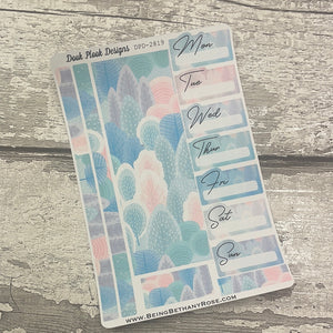 Kendall - One sheet week planner stickers (DPD2819)