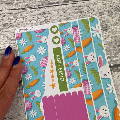 (0736) Passion Planner Daily Wave stickers - Easter Ellie
