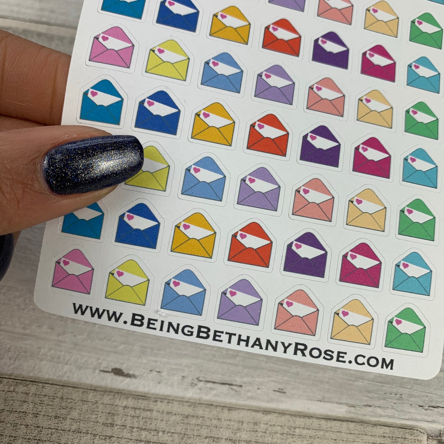 Tiny envelope / Mail stickers (Dinkies) (DPD-D005)