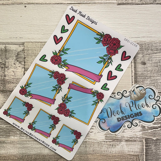 Frame and Roses stickers (DPD2156)
