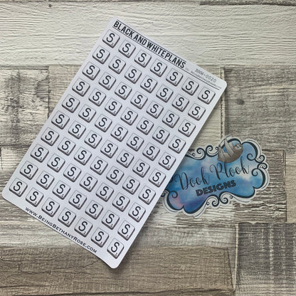 Scrabble / games night stickers (BNW0020)
