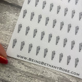Nail Clippers stickers - dinkies (DPD-D055)