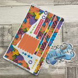 (452) Passion Planner Daily Wave stickers - Bright leaves