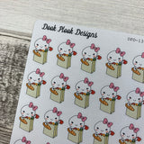 Octopus Character Grocery / Food shopping stickers (DPD 1372)