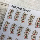 Cards / poker / gambling stickers (DPD1084)