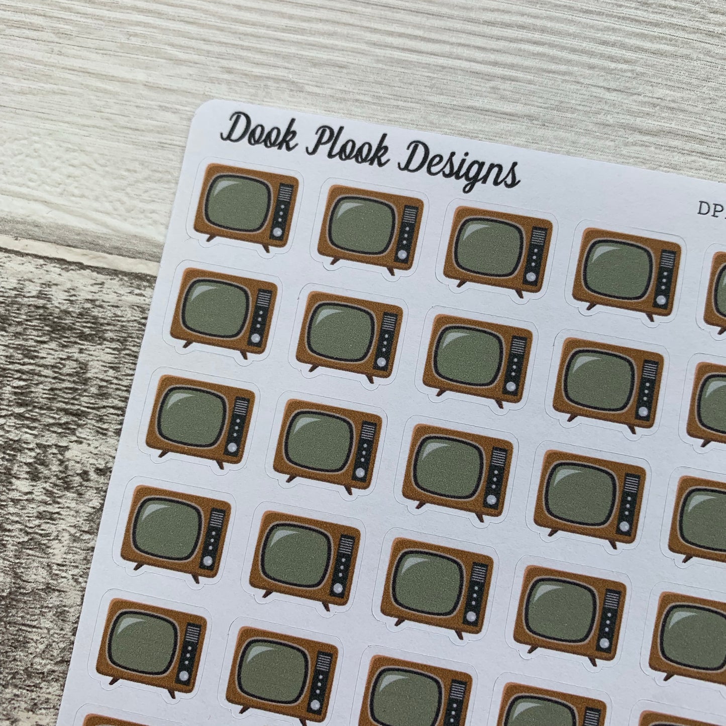 TV / television  stickers  (DPD-1302)