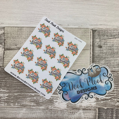 Keep smiling stickers (DPD1046)