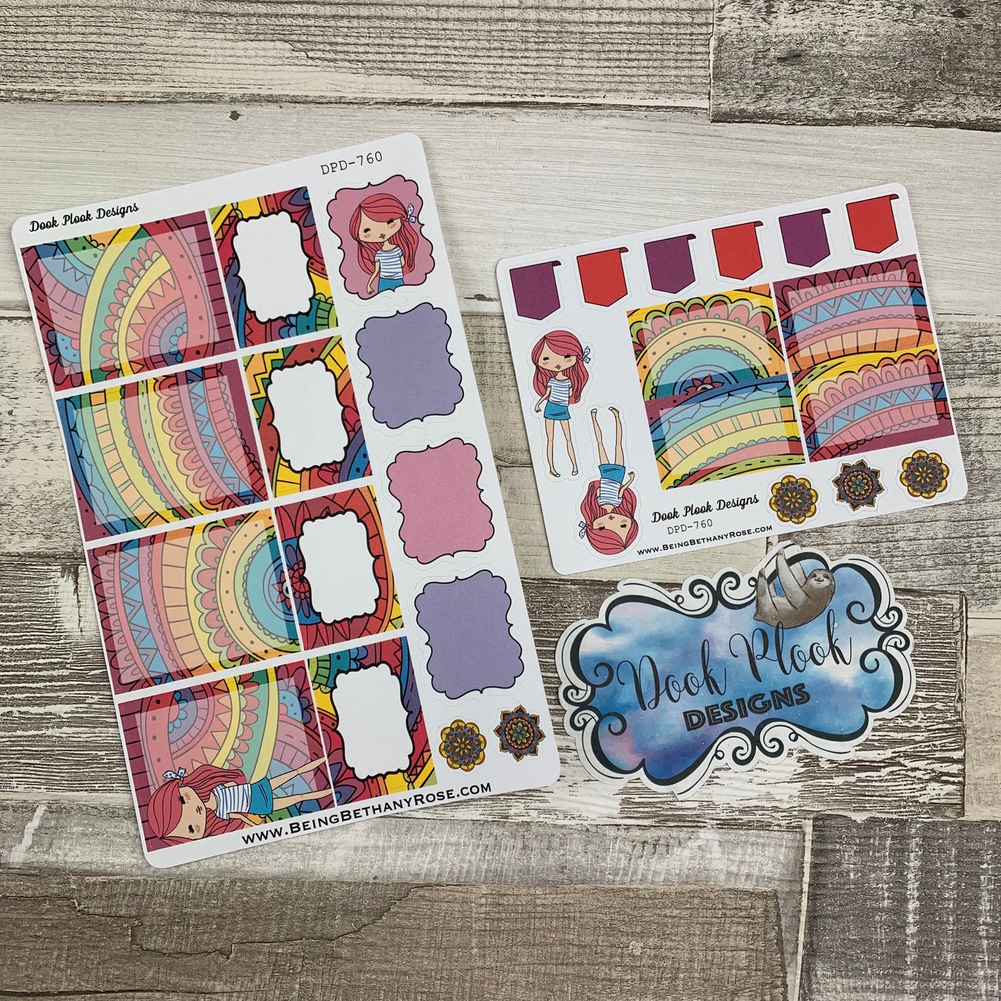 Zentangle week sticker set (DPD760)