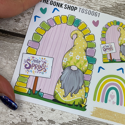 Hello Spring Gregor Gonk Stickers (TGS0061)
