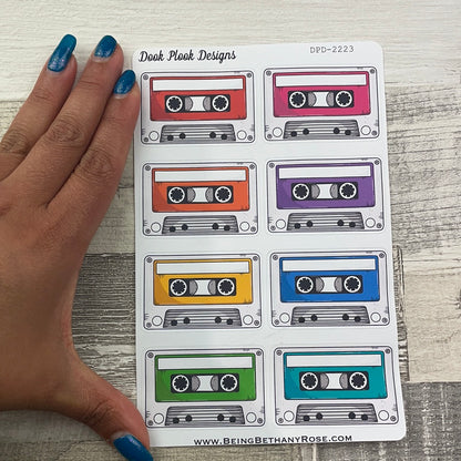 Retro Cassette stickers (DPD2223)