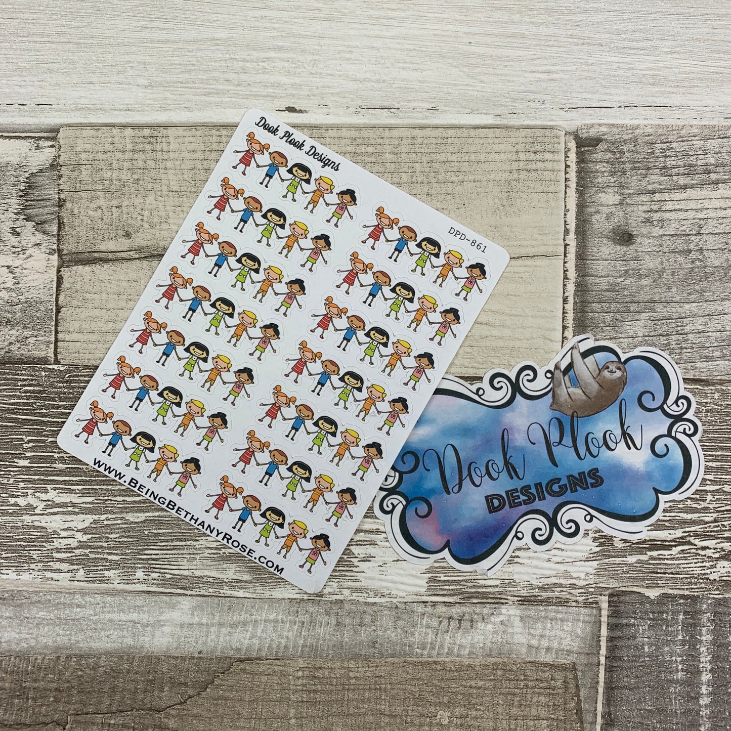 Children / friends / playdate stickers (DPD861)