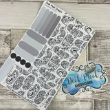 (0322) Passion Planner Daily stickers - Hamsa Hand - all seeing eye