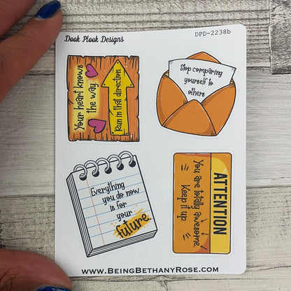 Yellow Motivational stickers (DPD2238ab)