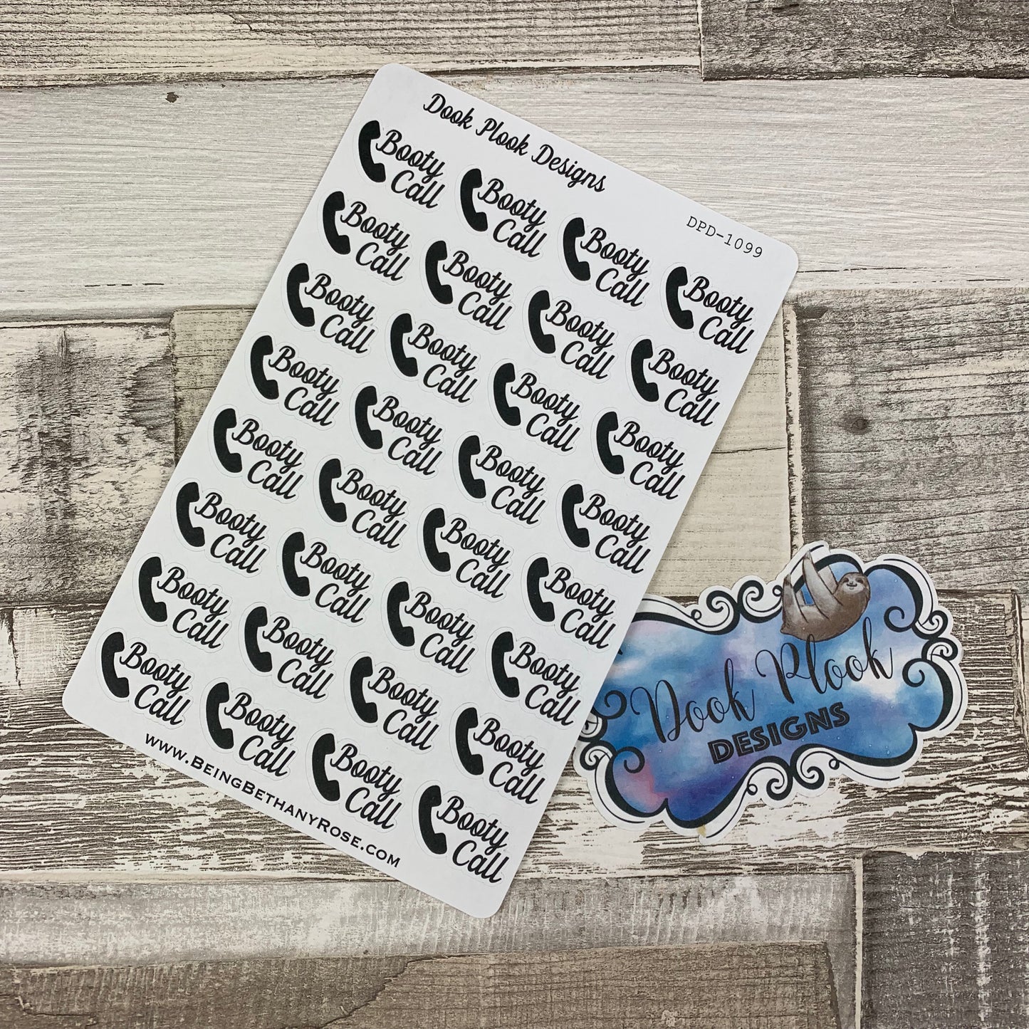 Booty Call stickers (DPD1099)