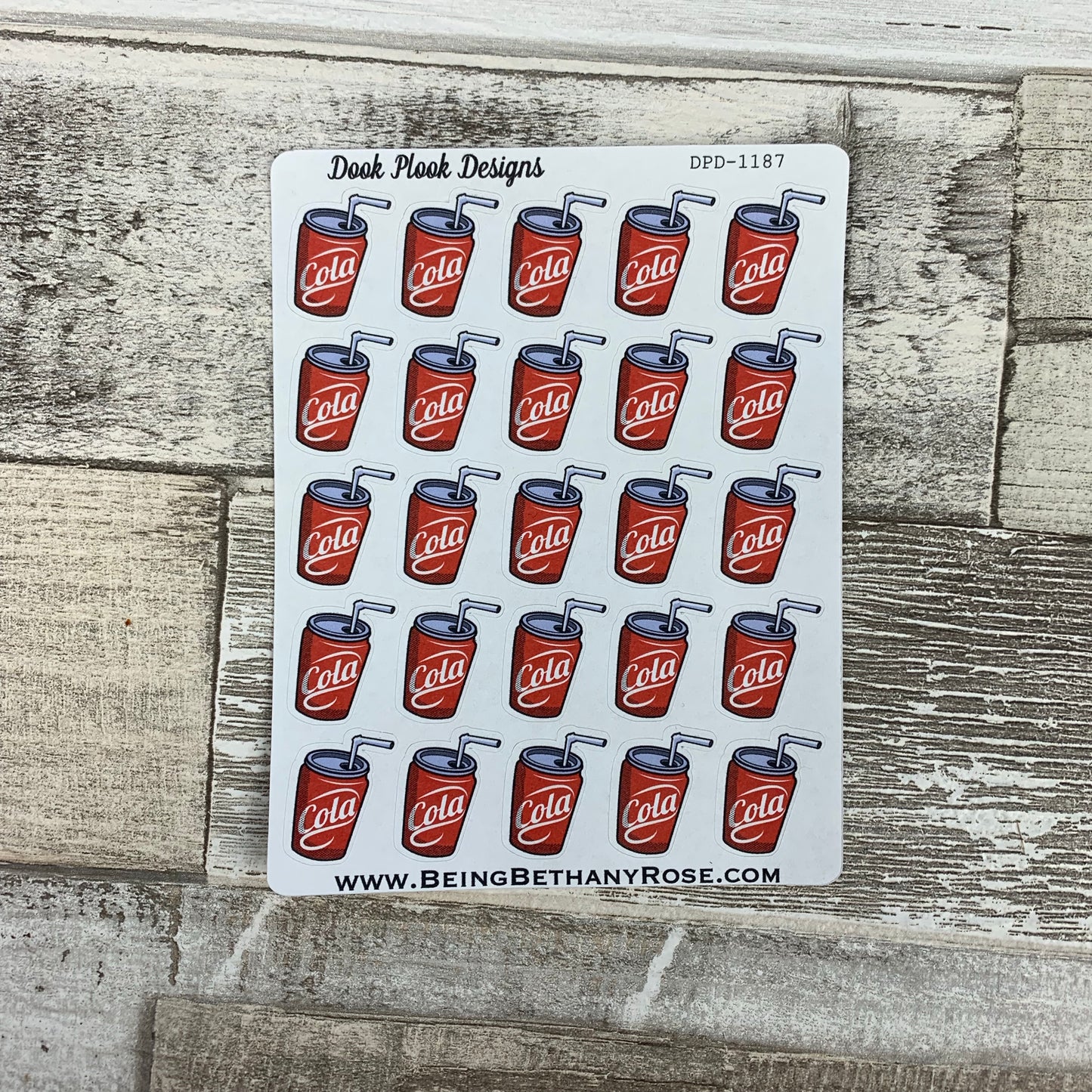 Coke / Soda / fizzy drink stickers  (DPD1187-88)