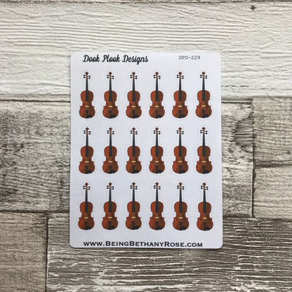 Violin stickers (DPD229)