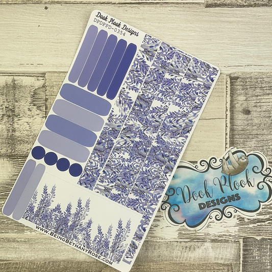 (0354) Passion Planner Daily stickers - Lavender