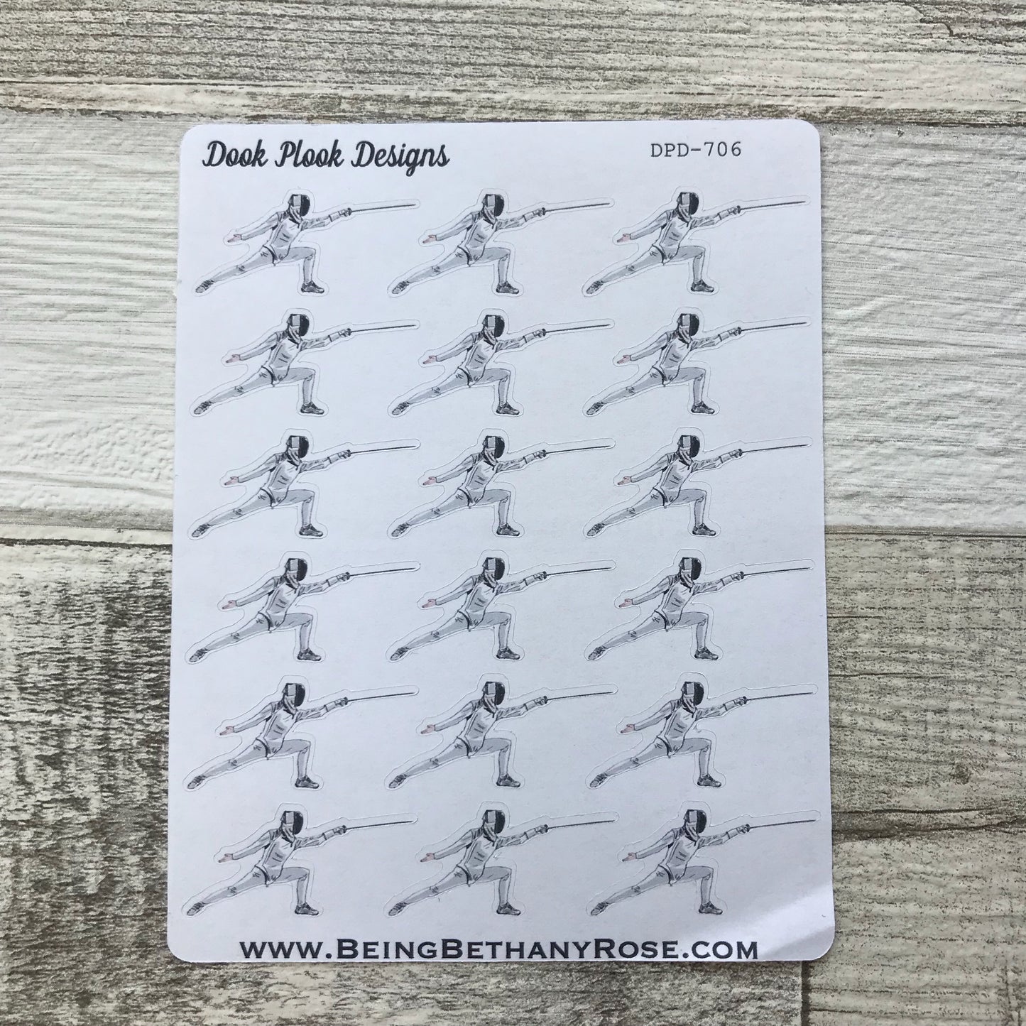 Fencing stickers (DPD706)