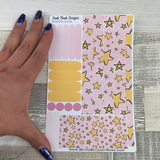 (0316) Passion Planner Daily stickers - Bold Stars