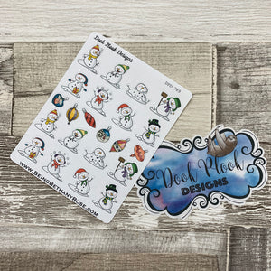 Snowman stickers  (DPD789)